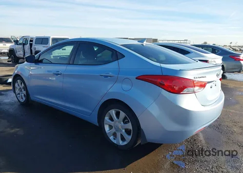 2013 Hyundai Elantra Limited из США, поврежденный, VIN KMHDH4AE5DU528266